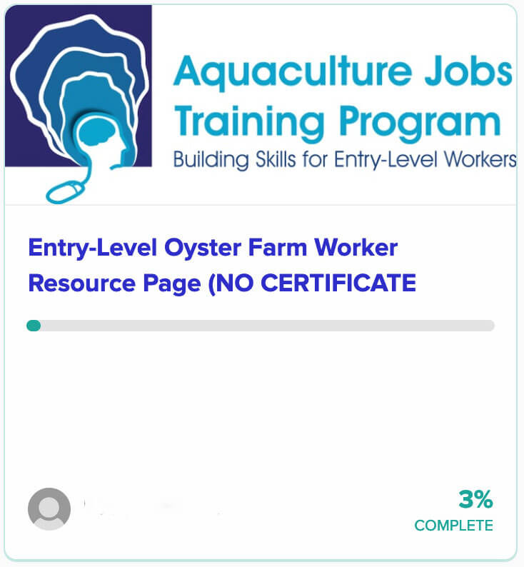 Online Training East Coast Shellfish Growers Association